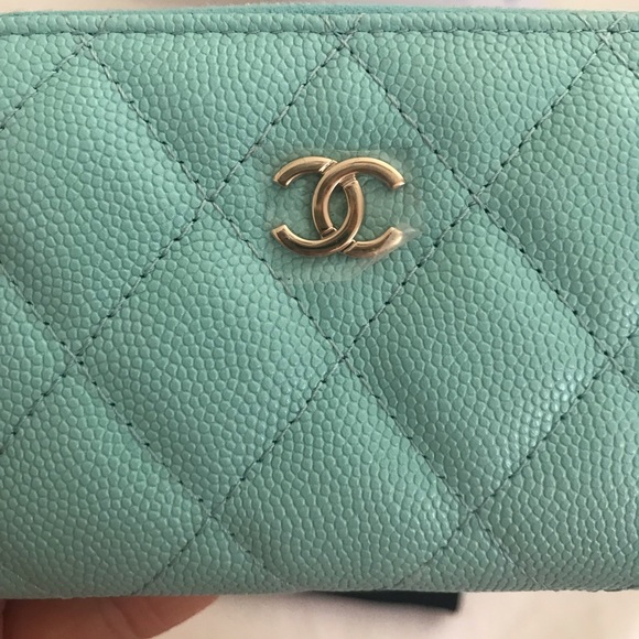 BNIB 19C Tiffany Blue Zippy Coin purse/Card Holder - Picture 5 of 8